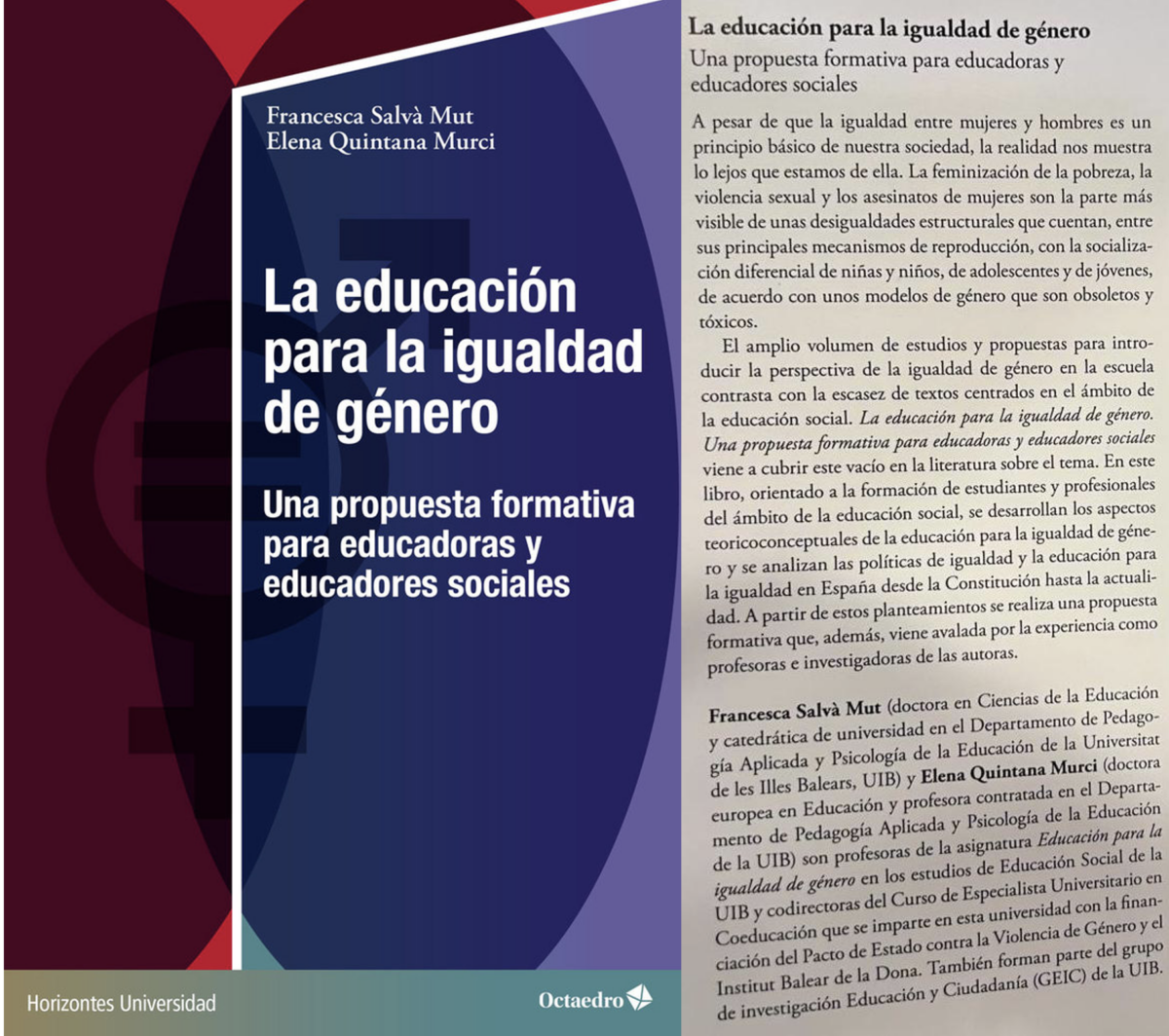 Book Presentation: “Education for Gender Equality”